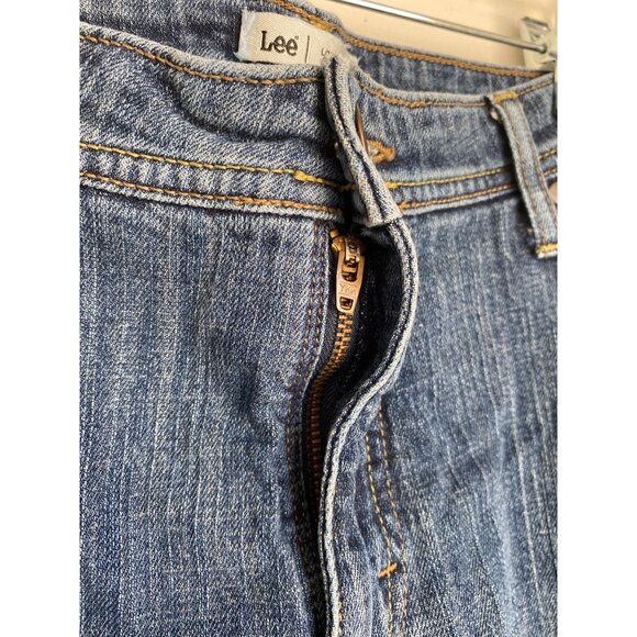Womens Lee Lower on the waist capri style denim size 22M - Picture 5 of 11